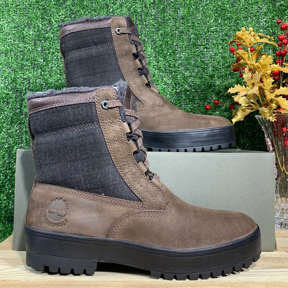 TIMBERLAND MEN'S SPRUCE MOUNTAIN WATERPROOF BOOTS - Picture 3 of 8